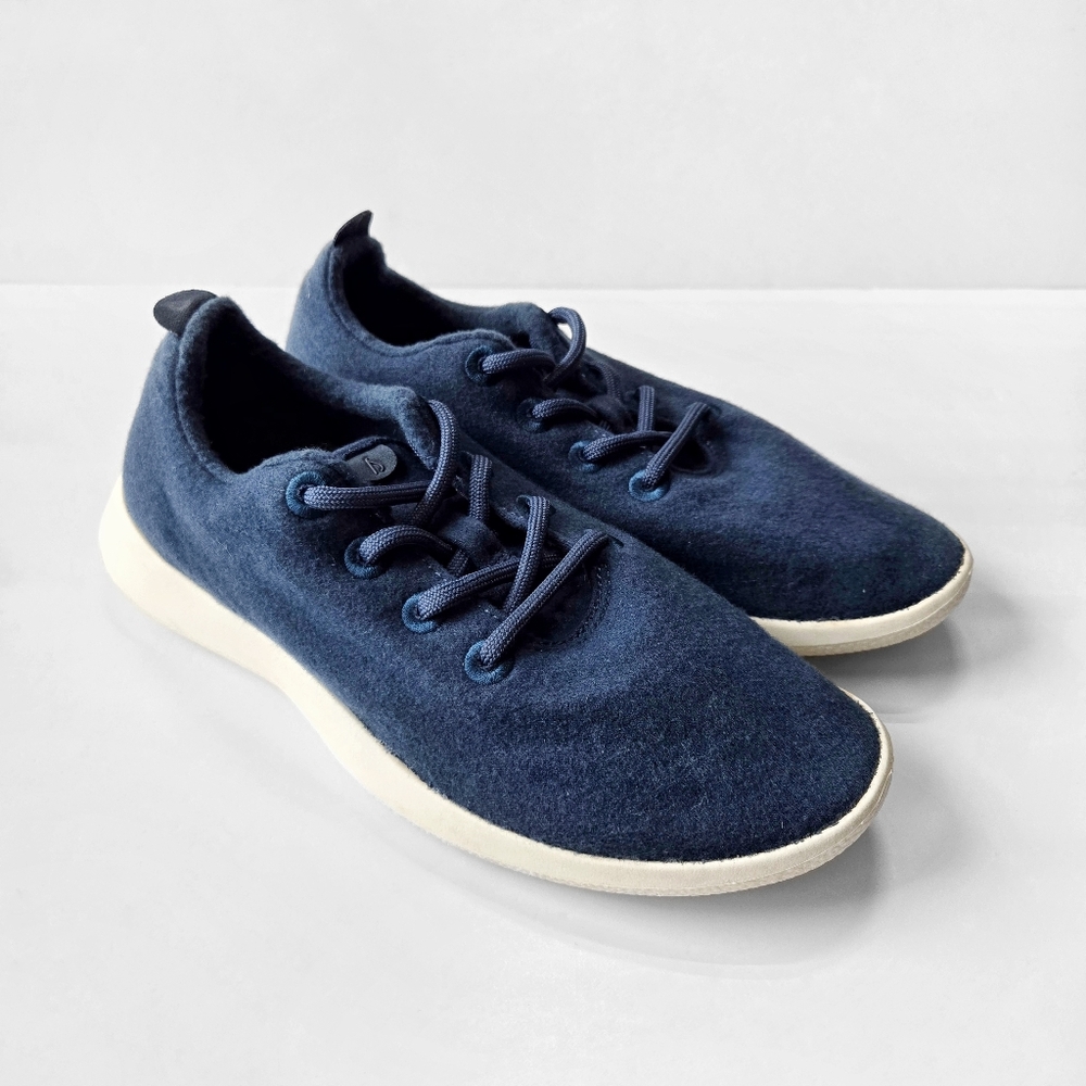 ALLBIRDS Blue Merino Wool Runners Sneakers
